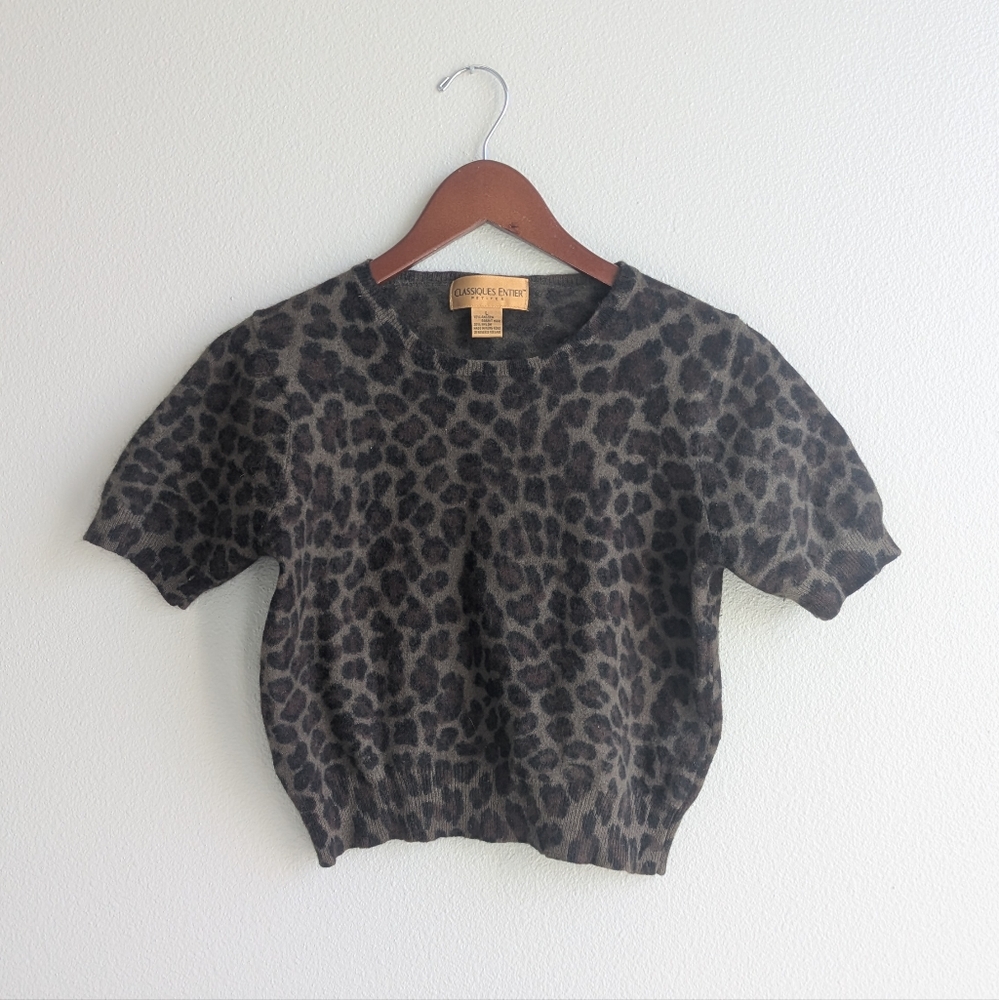 Classiques Entier Leopard Print Sweater